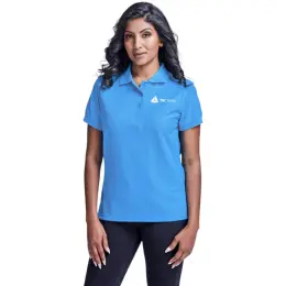 Ladies Exhibit Golf Shirt Model Image